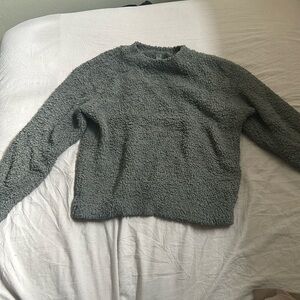 SKIMS Teddy Sherpa Pullover Sweater Crewneck Long Sleeve